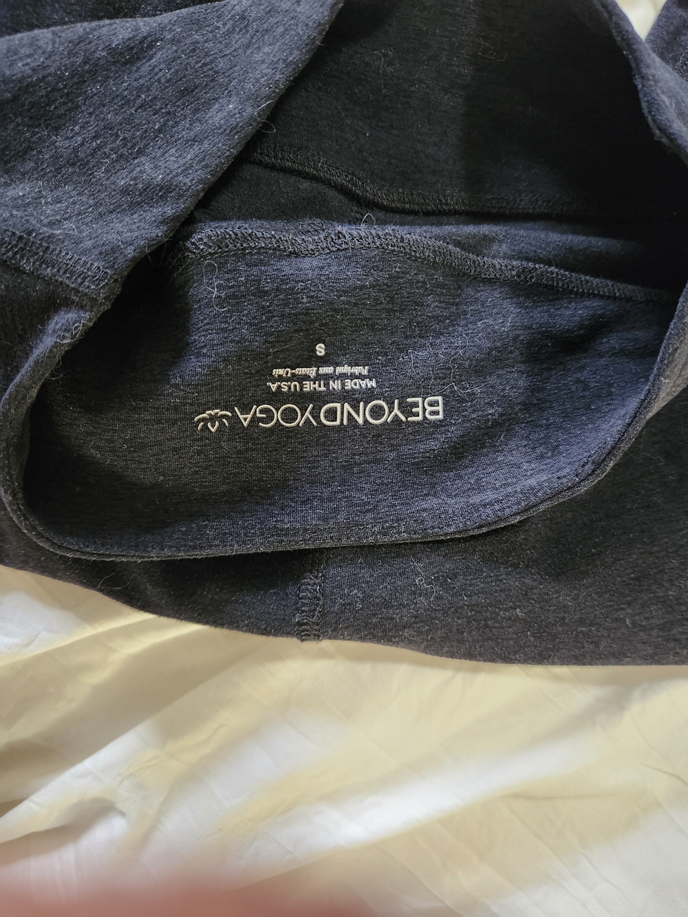 Beyond Yoga Black Scoop Neck Top